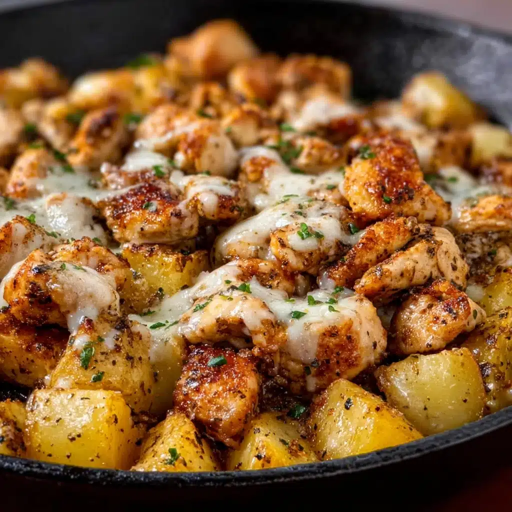 Garlic Parmesan Chicken and Potatoes (One-Pan Dinner) Recipe - Recipe Image