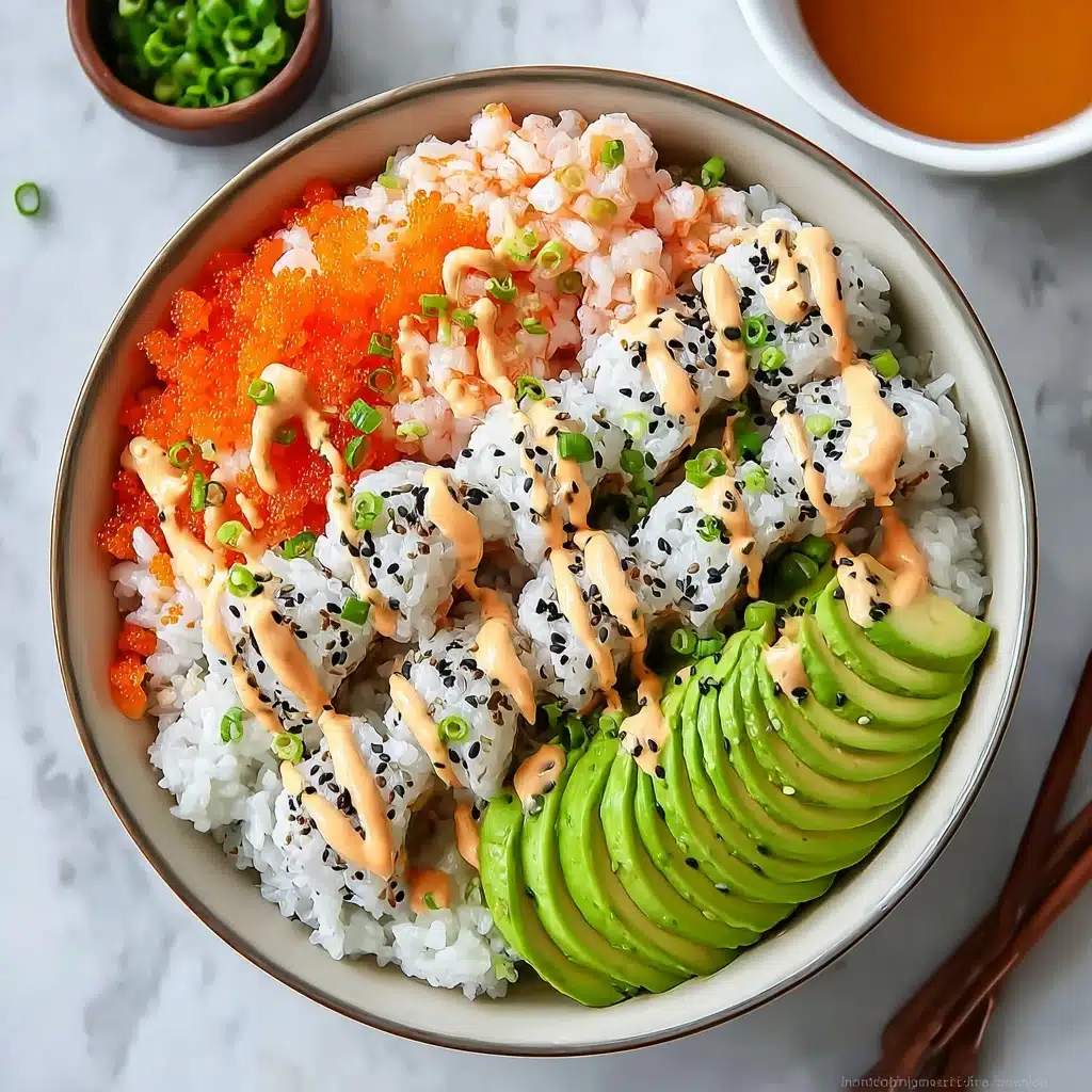 California Roll Sushi Bowls Recipe - Recipe Image