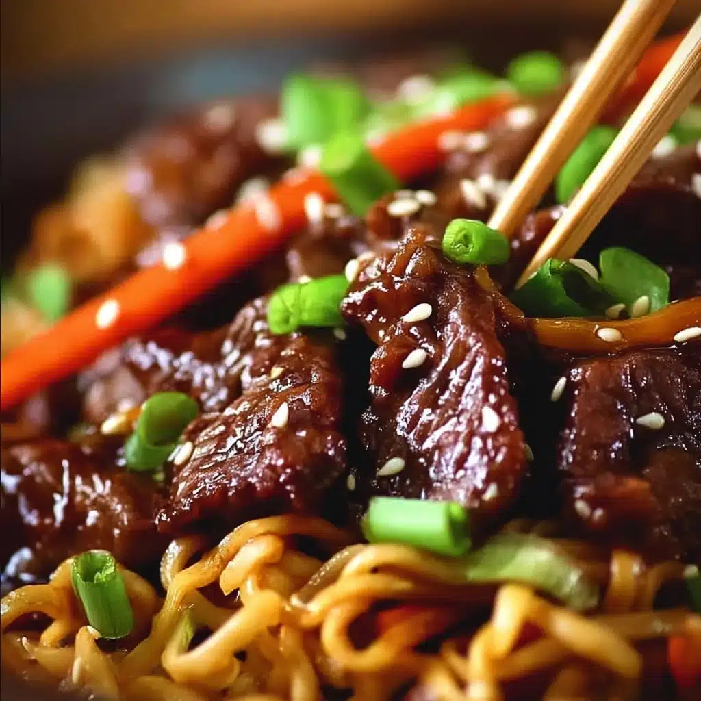Slow Cooker Beef Ramen Noodles: An Amazing Ultimate Recipe - Recipe Image
