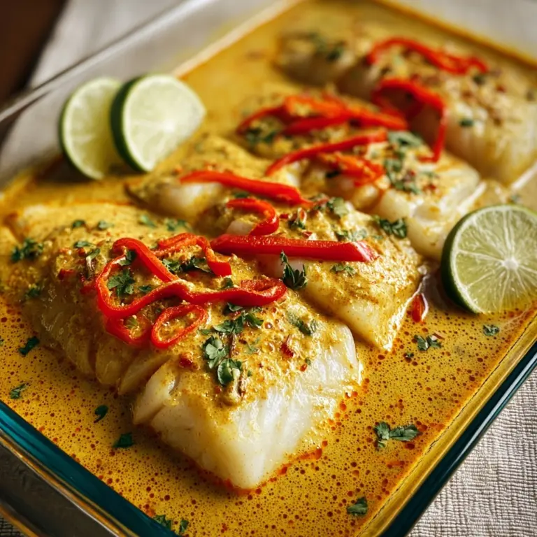 Coconut Curry Baked Cod Recipe