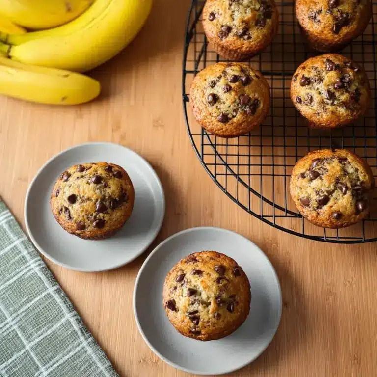 Banana Chocolate Chip Muffins Recipe