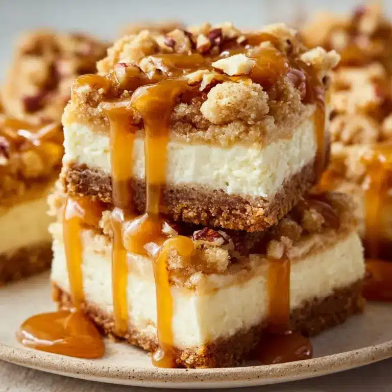 Caramel Apple Cheesecake Bars Recipe