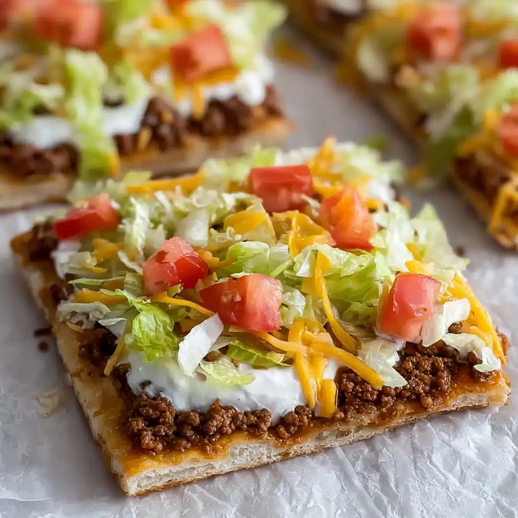 Easy Crescent Roll Taco Pizza - Alrightwithme Recipe - Recipe Image
