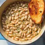Caramelized Onion White Beans with Rosemary & Balsamic Recipe