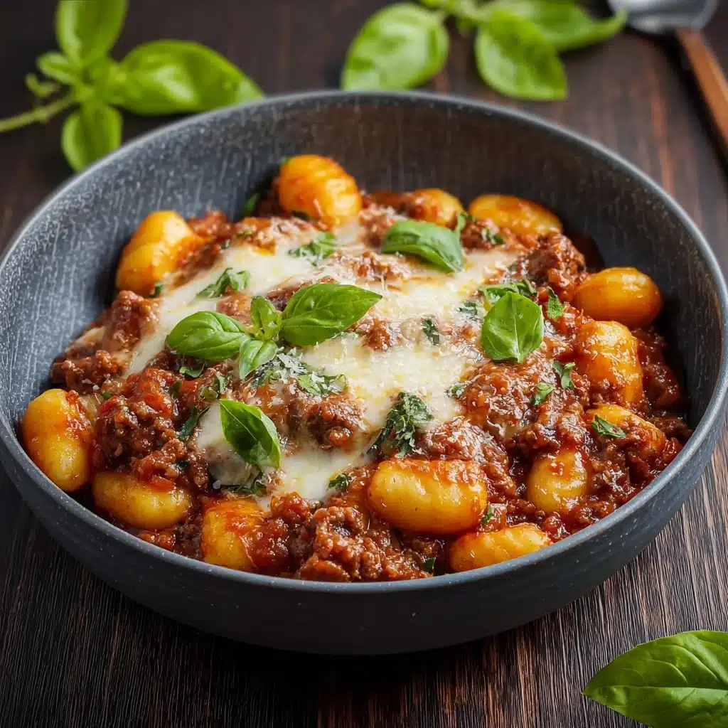 Cheesy Bolognese Gnocchi Bake Recipe - Recipe Image
