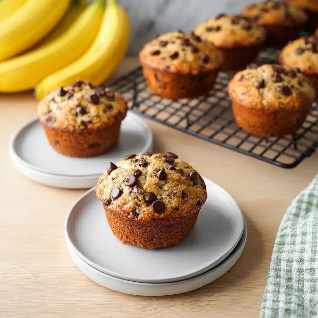 Banana Chocolate Chip Muffins Recipe - Recipe Image