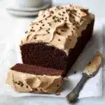 Easy chocolate loaf cake with coffee frosting Recipe