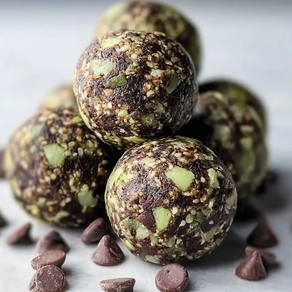 Mint Chocolate Chip Protein Balls Recipe - Recipe Image