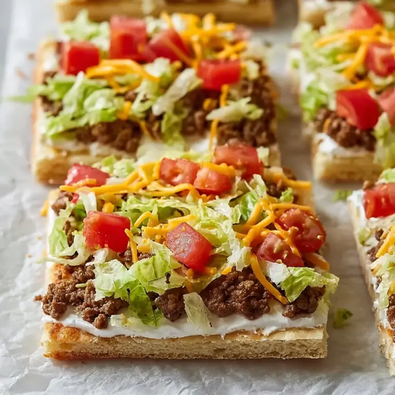 Easy Crescent Roll Taco Pizza - Alrightwithme Recipe