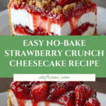 Strawberry Crunch Cheese Cake Recipe