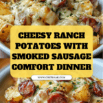 Cheesy Ranch Potatoes and Smoked Sausage Recipe