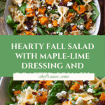 Fall Salad with Maple-Lime Dressing Recipe