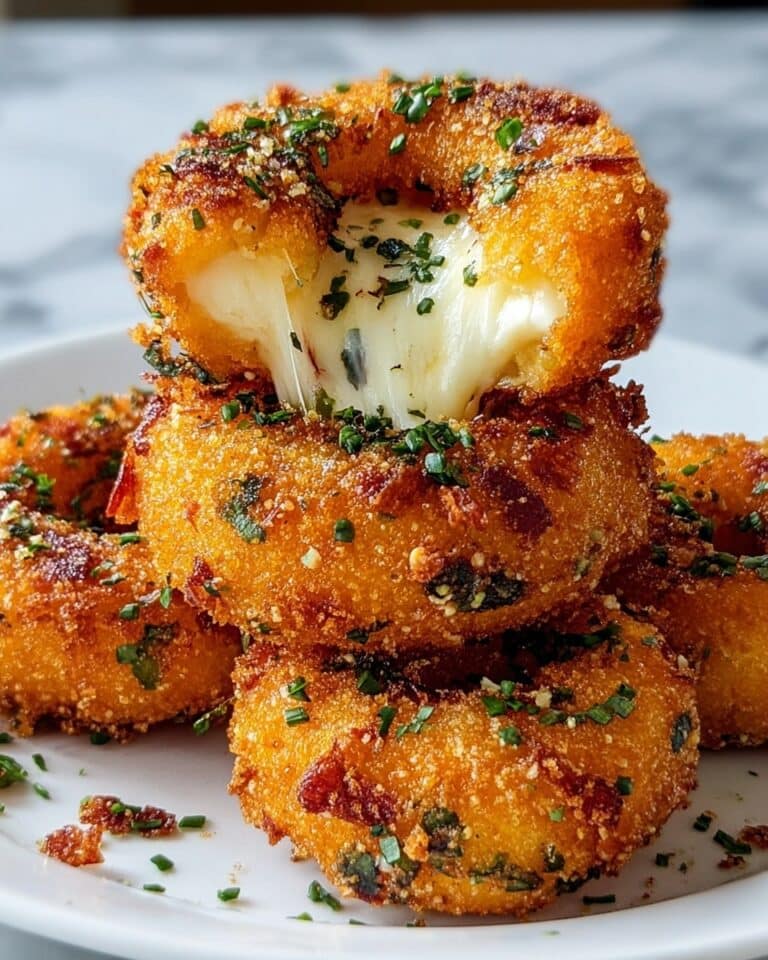 Popper Stuffed Onion Rings Recipe