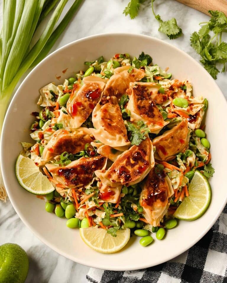 Dumpling Salad  Recipe