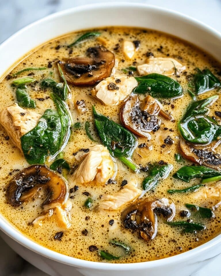 Creamy Chicken Mushroom Soup Recipe