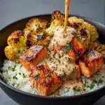 Sriracha Honey Salmon Bowls Recipe