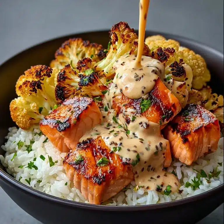 Sriracha Honey Salmon Bowls Recipe