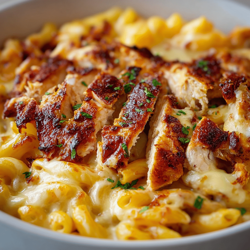 BBQ Chicken Mac and Cheese Recipe - Recipe Image