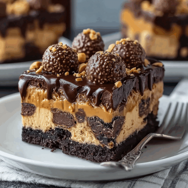 Reese’s Peanut Butter Earthquake Cake Recipe