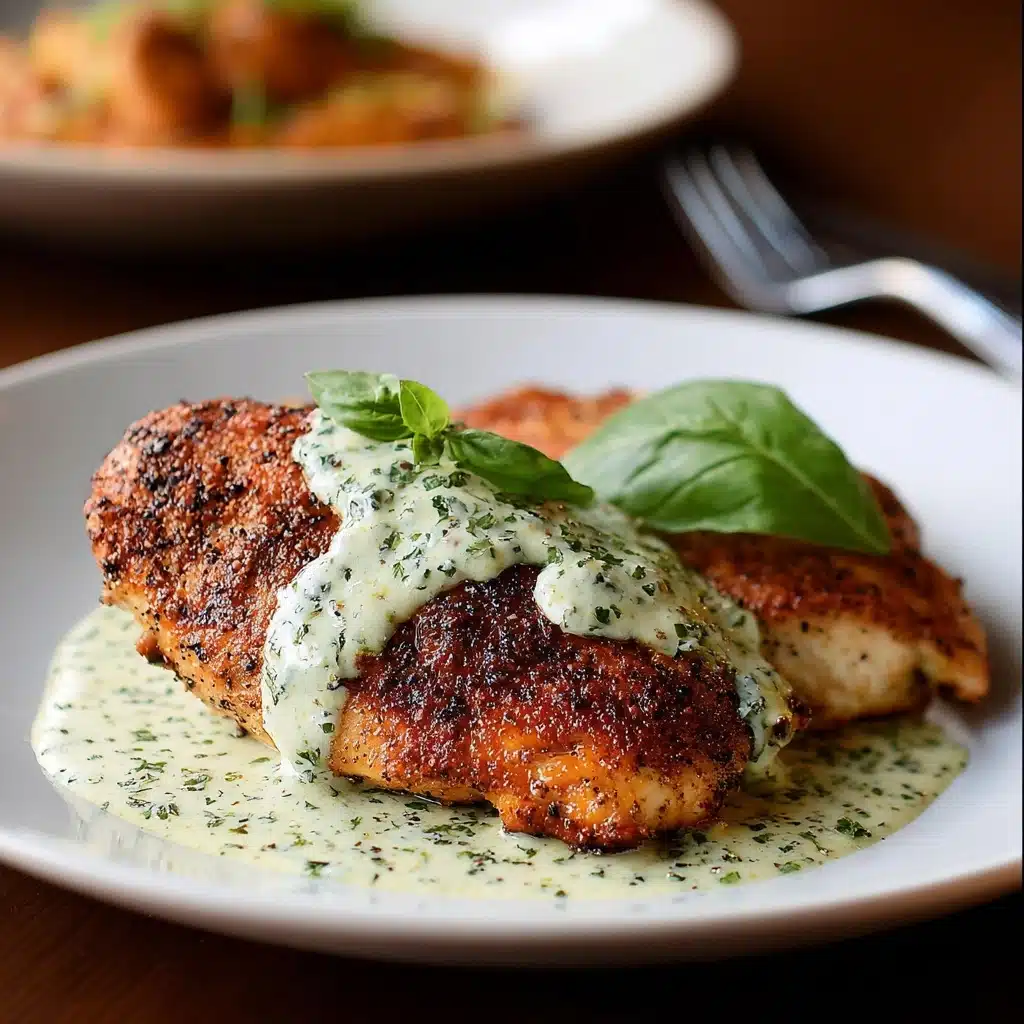 Basil Cream Chicken - Recipe Image