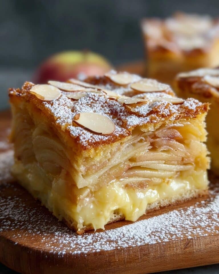 Apple Invisible Cake Recipe