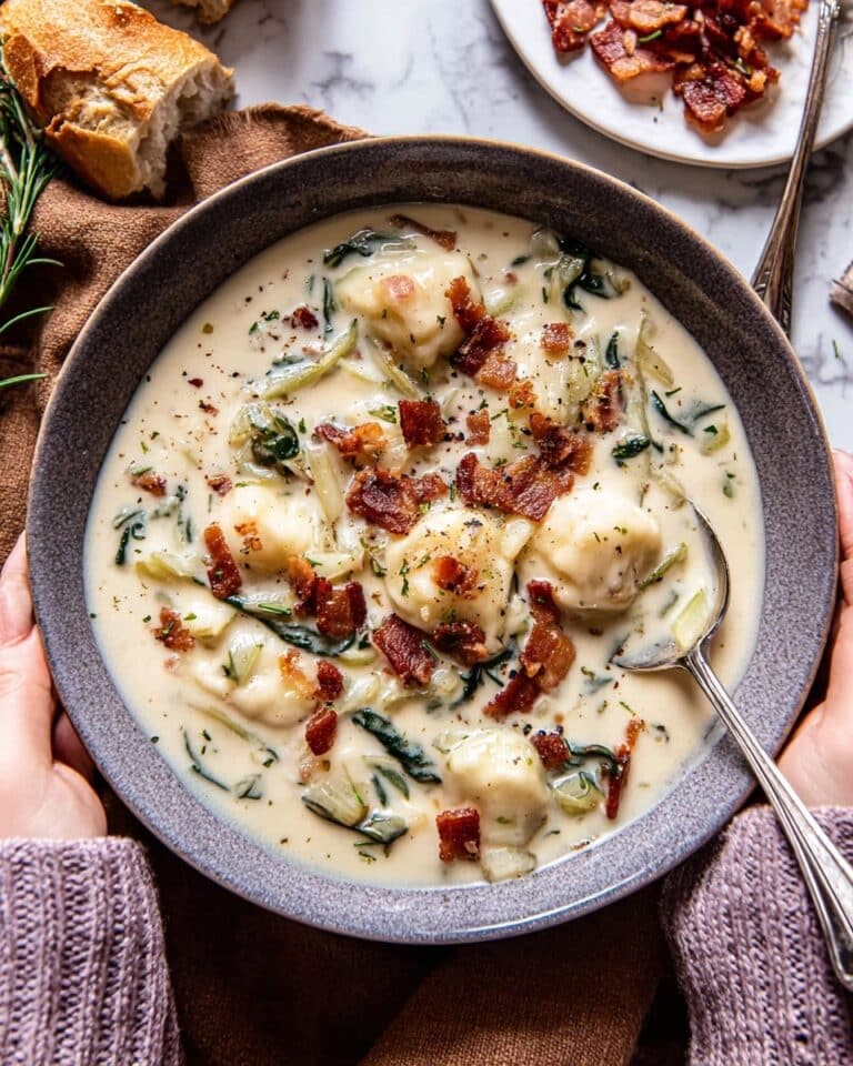 Chicken and Pierogi Soup Recipe