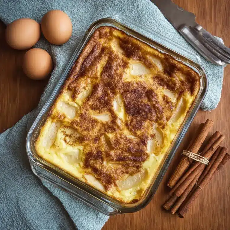 Apple Cinnamon Cottage Cheese Bake Recipe