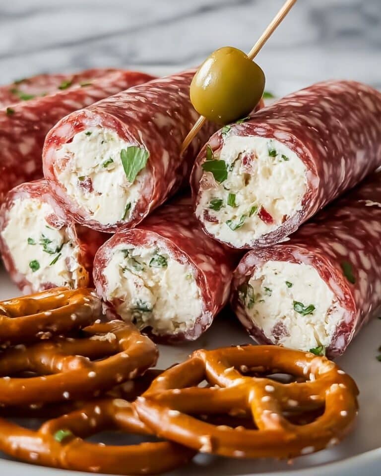 Cream Cheese Salami Roll