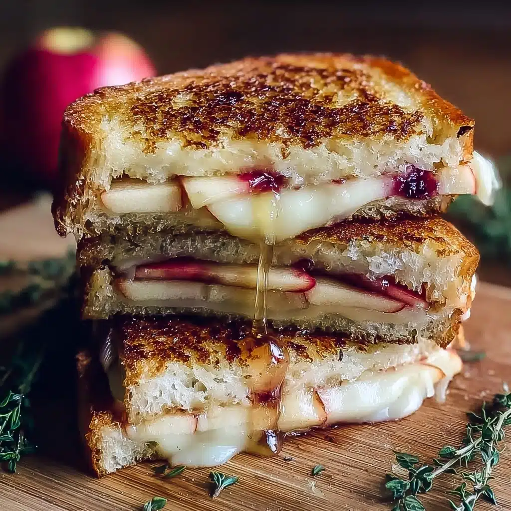 Apple and Cranberry Grilled Cheese - Recipe Image
