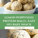 Lemon Poppyseed Protein Balls