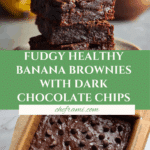 Healthy Banana Brownies Recipe