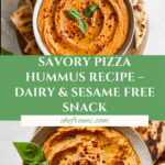 Pizza Hummus – dairy & sesame free Recipe