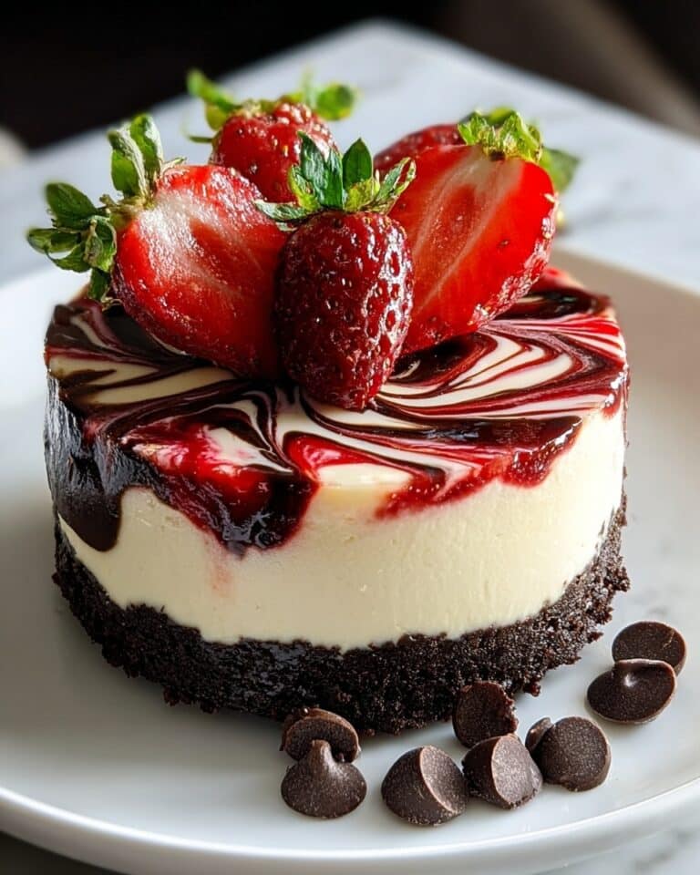 Chocolate Strawberry Cheesecake Recipe