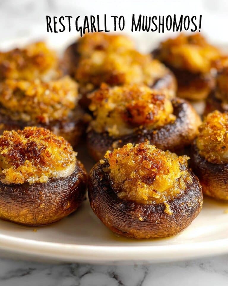 Roasted Mushrooms with Garlic & Thyme Recipe