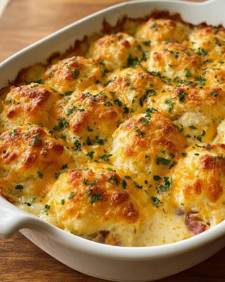 Chicken Bubble Biscuit Bake Casserole Recipe
