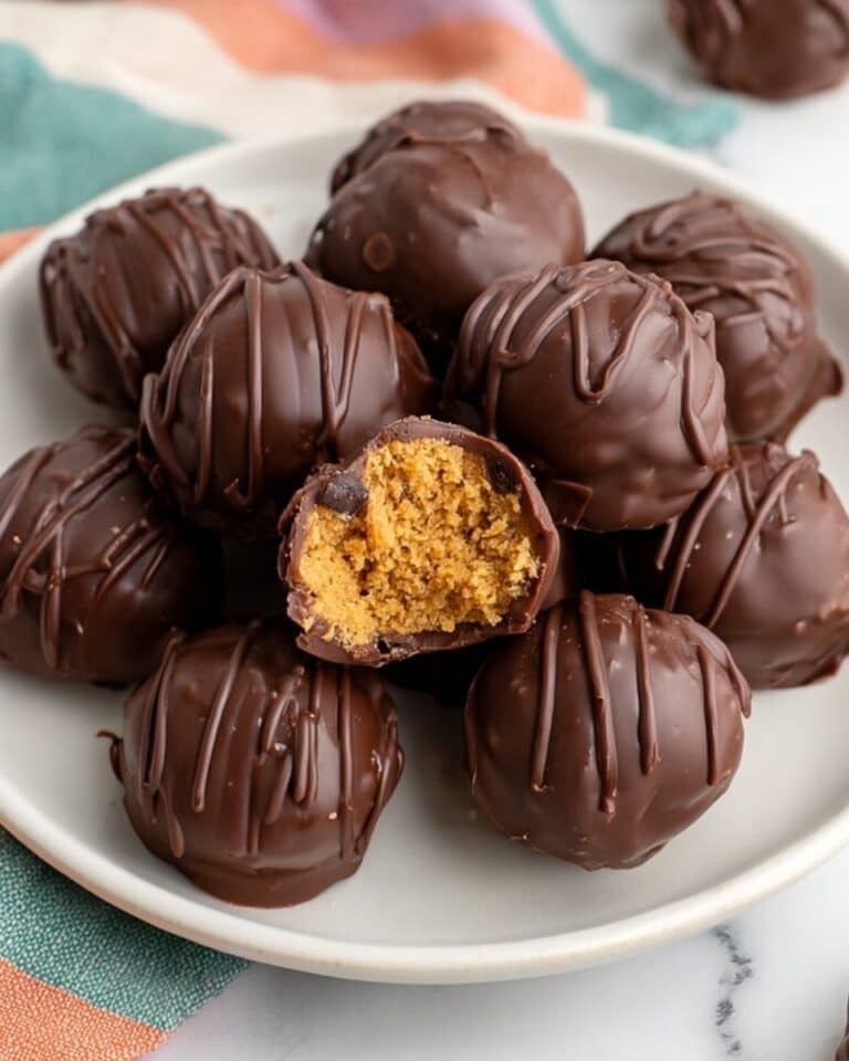 Peanut Butter Chocolate Rice Krispie Balls Recipe