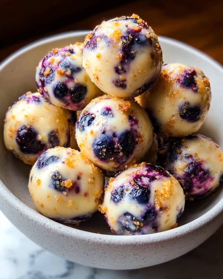 Lemon Blueberry Cottage Cheese Protein Bites Recipe