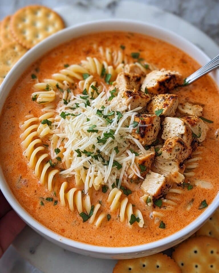 Crockpot Chicken Parmesan Soup Recipe