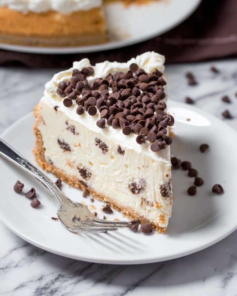 Chocolate Chip Cannoli Pie Recipe