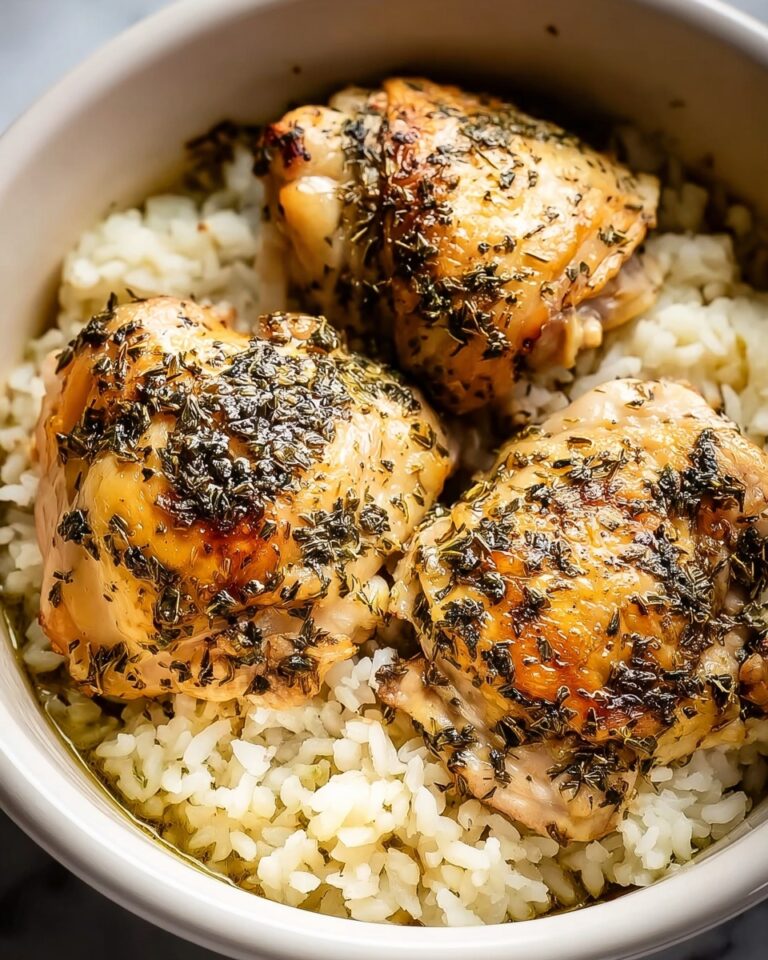 Slow Cooker Lemon Herb Chicken and Rice Recipe