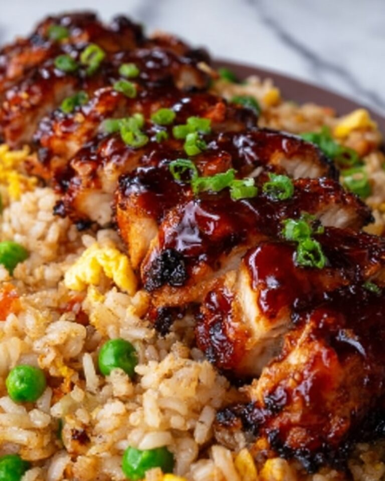 Honey BBQ Chicken Rice Recipe