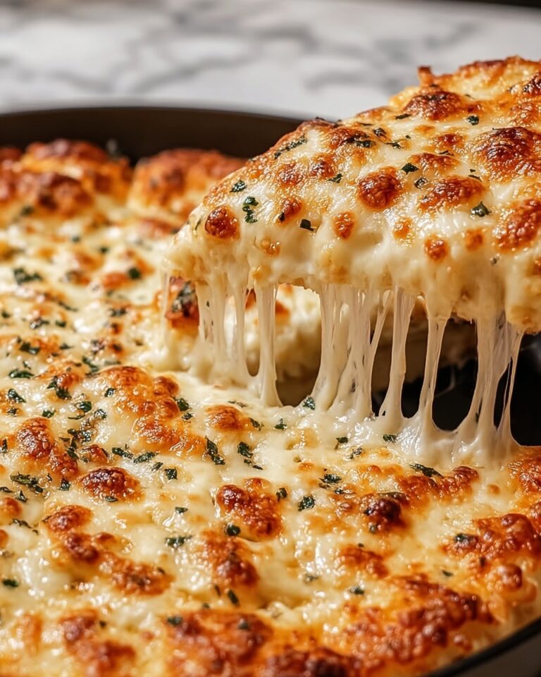 Cheesy Garlic White Pizza Dip Recipe