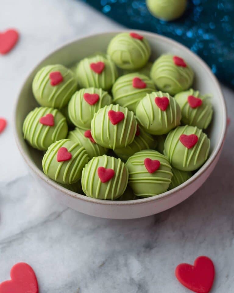 The Best No-Bake Grinch Oreo Truffles Recipe