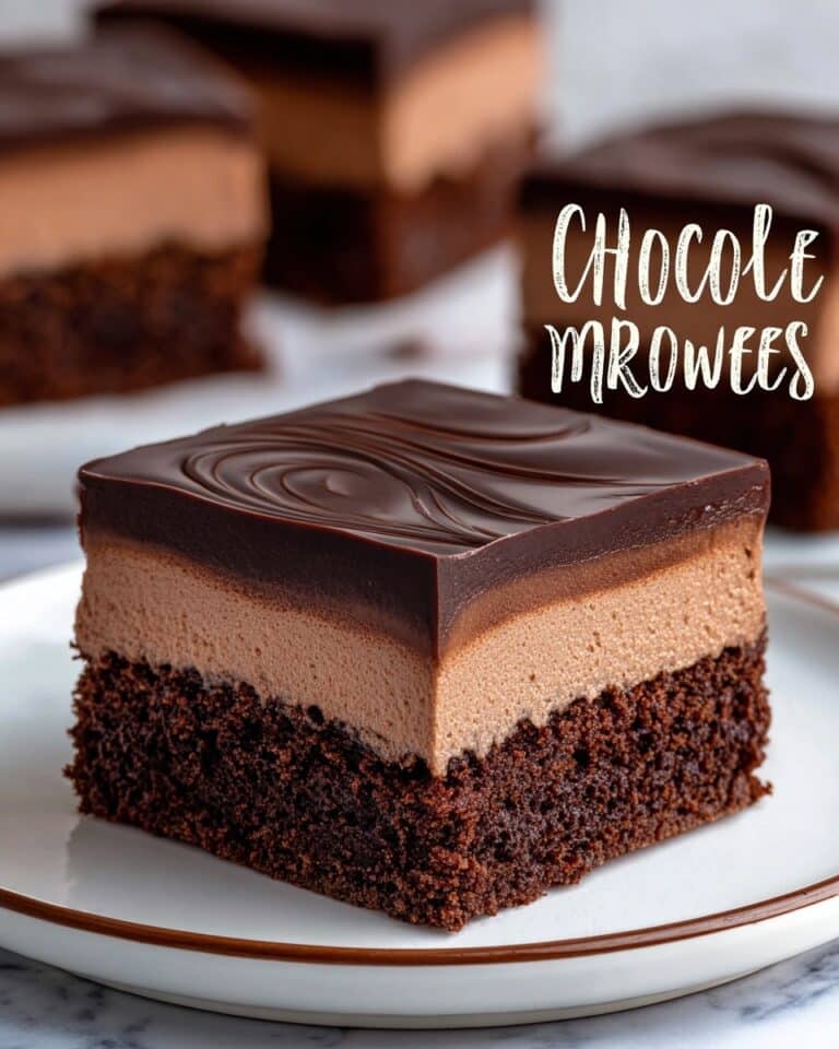 Chocolate Mousse Brownies Recipe