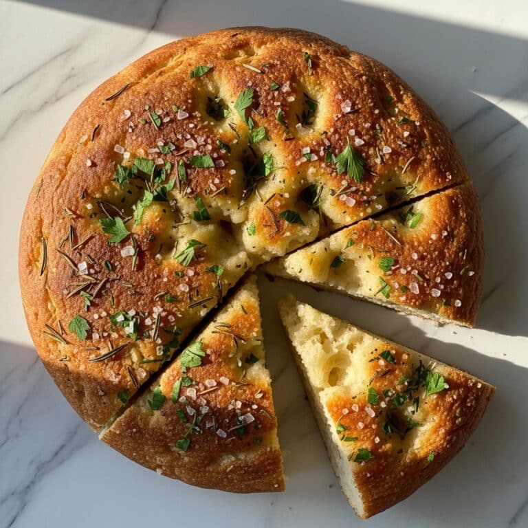Crispy and Cheesy Garlic Parmesan Focaccia Bread Recipe