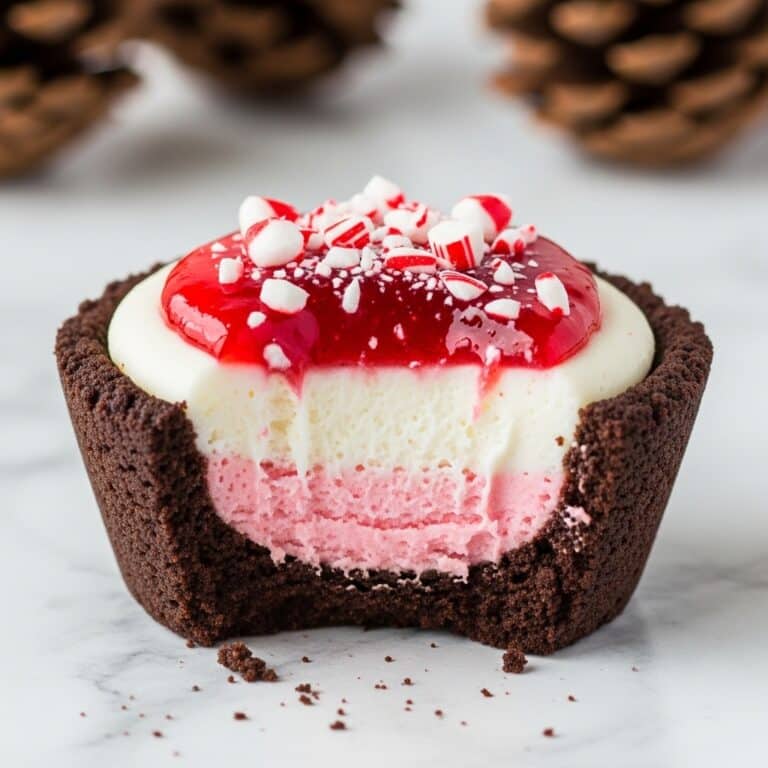 Chocolate Peppermint Cookie Cups Recipe