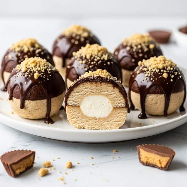 No-Bake Peanut Butter Cheesecake Balls Recipe