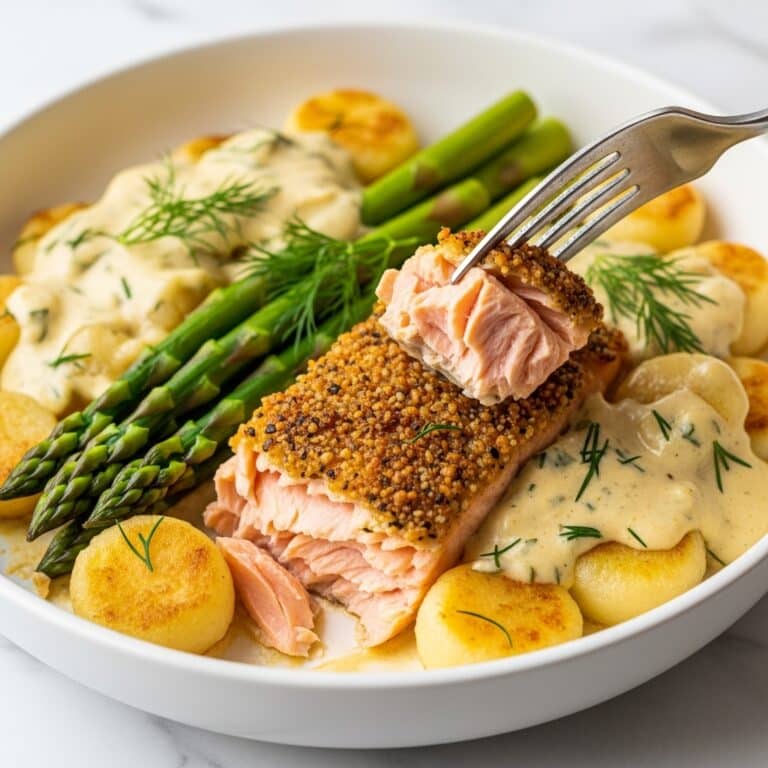 Creamy Salmon Gnocchi Bake Recipe