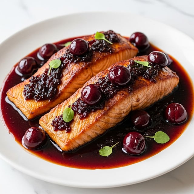 Cherry Balsamic Glazed Chicken Recipe