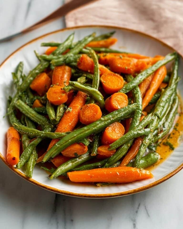 Honey Glazed Carrots and Green Beans Recipe